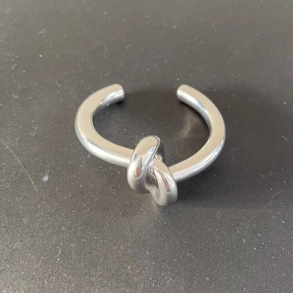 CELINE Silver Knot Cuff Bracelet - Picture 1 of 7